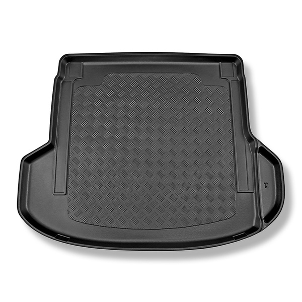 Méretre készült csomagtérszőnyegek: Kia ProCeed Shooting Brake (12.2018-....) - szintén modellekhez rögzítő sínekkel, jobb beugró eltávolítható modelleknél kiegészítő hangszórókkal (keskenyebb beugró)