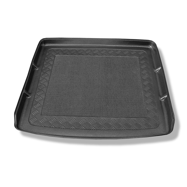 Méretre készült csomagtérszőnyegek: Audi Q5 I 8R SUV (11.2008-12.2016) - keskenyebb szőnyeg olyan modellekhez, amelyek a csomagtérben síneket rögzítenek