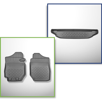 Csomagtérszőnyeg - és autószőnyegkészlet TPE: Suzuki Jimny II GJ SUV (10.2018-20