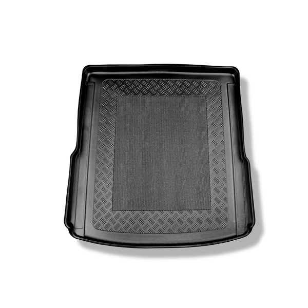 Méretre készült csomagtérszőnyegek: Audi A6 C8 4H Avant (09.2018-....) - szintén modellekhez rögzítő sínekkel; szintén Quattro verzióhoz; nem a TFSI e plug-in hybrid verzióhoz