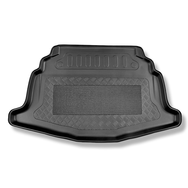 Méretre készült csomagtérszőnyegek: Toyota Corolla XII E210 Hatchback (02.2019-....) - alsó csomagtartó; autókhoz dupla padló nélküli csomagtartókkal; szintén hibridhez