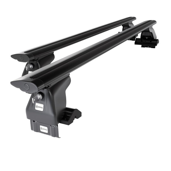 Alap tetőcsomagtartó, amely alkalmazható a: Toyota Yaris mk II Hatchback (2006-2011) - fekete - rögzítő elemek nélkül - alumínium