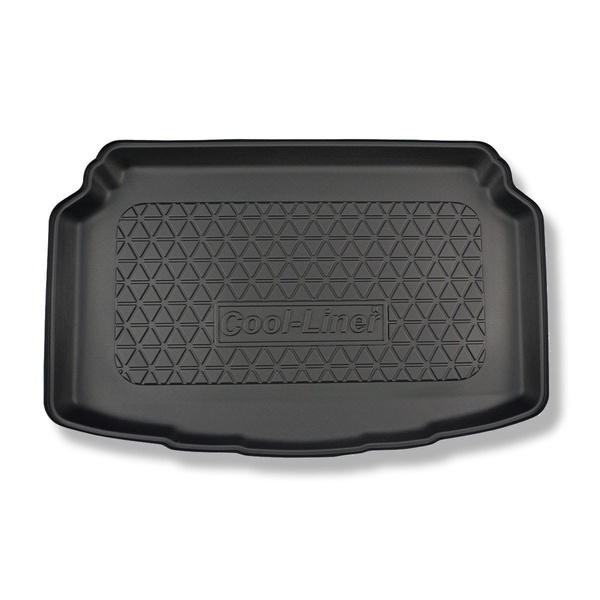 Méretre készült csomagtérszőnyegek: Toyota Yaris IV XP210 Hatchback (11.2020-....) - alsó csomagtartó; autókhoz dupla padló nélküli csomagtartókkal; szintén hibridhez