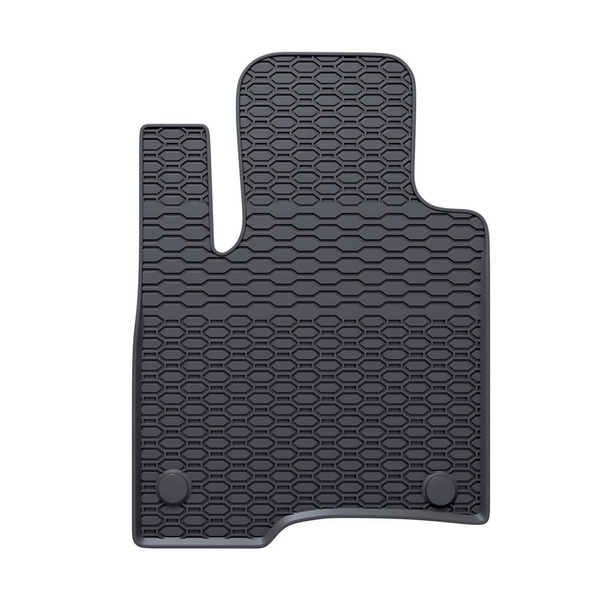 Autós gumiszőnyegek: Fiat Panda III Hatchback (2012-....) - fekete - 4 db