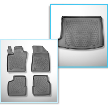 Csomagtérszőnyeg - és autószőnyegkészlet TPE: Jeep Compass II MP 4xe Plug-in Hyb