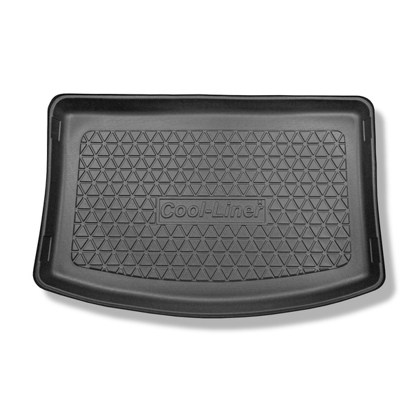 Méretre készült csomagtérszőnyegek: Kia Rio IV YB Hatchback (02.2017-....) - alsó csomagtartó; mozgó padló nélküli csomagtartó modellek; nem a Mild Hybrid verzióhoz