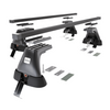 Alap tetőcsomagtartó, amely alkalmazható a: Nissan Note mk I Egyterű (2005-2013) - fekete - rögzítő elemek nélkül - acél