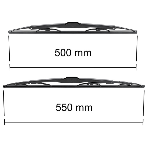 Autó ablaktörlők lapát szélvédőre a következő autótípushoz: Ford Tourneo Connect Van (05.2002-02.2013) - Sztenderd ablaktörlő lapát