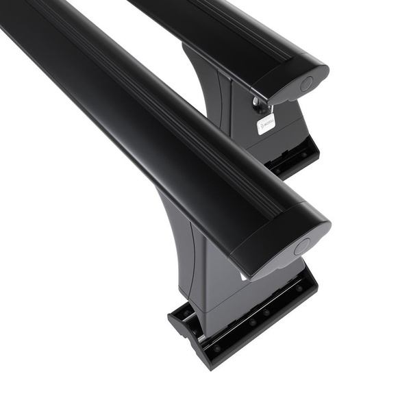 Alap tetőcsomagtartó, amely alkalmazható a: Renault Trafic III Autóbusz (2015-....) - fekete - rögzítő pontok - alumínium