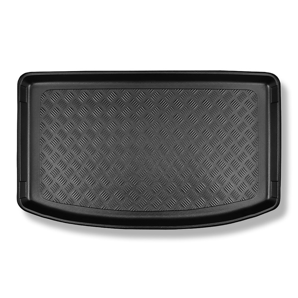 Méretre készült csomagtérszőnyegek: Kia Rio IV YB Hatchback (02.2017-....) - felső csomagtartó; modellek mozgó padlós csomagtartóval; nem a hibrid verzióhoz