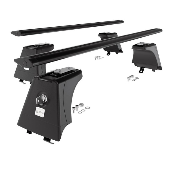Alap tetőcsomagtartó, amely alkalmazható a: Hyundai i40 Kombi (2011-2018) - fekete - integrált reling - alumínium