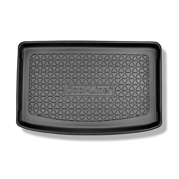 Méretre készült csomagtérszőnyegek: Kia Stonic SUV (10.2017-....) - felső csomagtartó; modellek mozgó padlós csomagtartóval; nem a hibrid verzióhoz