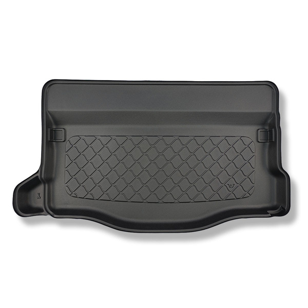 Méretre készült csomagtérszőnyegek: Honda Jazz IV Hybrid e:HEV Hatchback, Crosstar (06.2020-....) - Subwooferrel / Subwoofer nélkül; bal beugró levágásának lehetősége