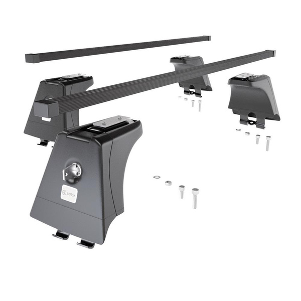 Alap tetőcsomagtartó, amely alkalmazható a: Renault Scenic mk II Egyterű (2003-2008) - fekete - rögzítő pontok - acél