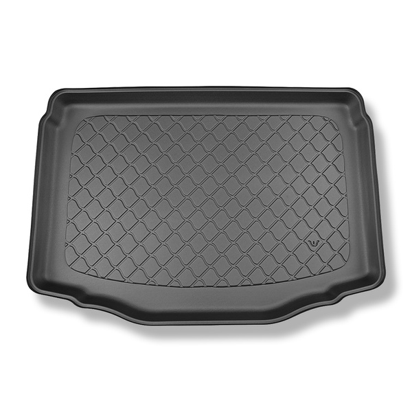 Méretre készült csomagtérszőnyegek: Citroen C3 IV SUV (02.2024-....) - alsó csomagtartó; mozgó padló nélküli csomagtartó modellek; szintén az elektromos verzióhoz