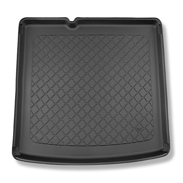 Méretre készült csomagtérszőnyegek: Skoda Enyaq iV SUV, Coupé (04.2021-....) - alsó csomagtartó; mozgó padló nélküli csomagtartó modellek