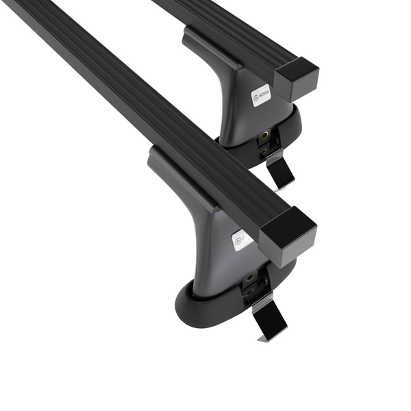 Alap tetőcsomagtartó, amely alkalmazható a: Ford Focus mk III Kombi (2011-2018) - fekete - rögzítő elemek nélkül - acél