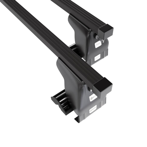 Alap tetőcsomagtartó, amely alkalmazható a: Seat Exeo Szedán (2009-2013) - fekete - rögzítő elemek nélkül - acél