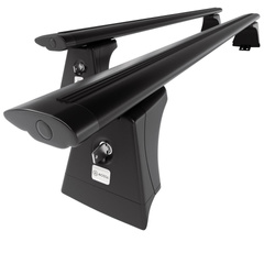Alap tetőcsomagtartó, amely alkalmazható a: Suzuki Across SUV (2021-....) - fekete - integrált reling - alumínium