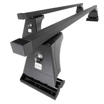 Alap tetőcsomagtartó, amely alkalmazható a: Renault Kangoo Maxi Van (2010-2021) - fekete - rögzítő pontok - acél