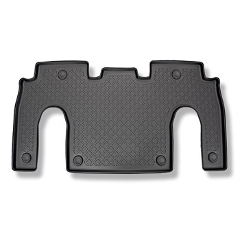 TPE szőnyegek gépjárművekhez: Tesla Model X SUV (10.2016-....) - 6 hely; II sor