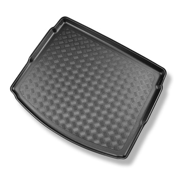 Méretre készült csomagtérszőnyegek: Renault Megane IV Grandtour (09.2016-....) - felső csomagtartó (egyenes rakodási szegély); mozgó padló legmagasabb pozícióban; nem a E-Tech Plug-in Hybrid