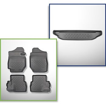 Csomagtérszőnyeg - és autószőnyegkészlet TPE: Suzuki Jimny II GJ SUV (10.2018-2020)