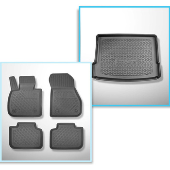 Csomagtérszőnyeg - és autószőnyegkészlet TPE PREMIUM: BMW X2 F39 SAC (03.2018-10.2023)