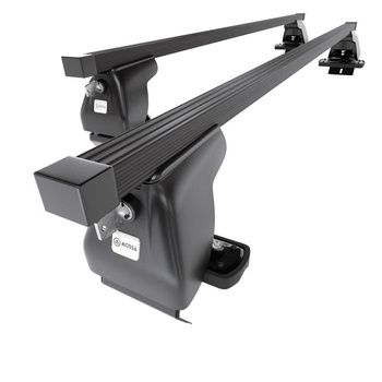 Alap tetőcsomagtartó, amely alkalmazható a: DS 4 Crossback Hatchback (2016-2018) - fekete - rögzítő elemek nélkül - acél