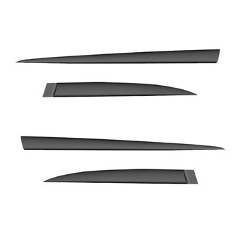 Fekete autó oldallécek Hyundai Ioniq 6 Szedán (2022-....)