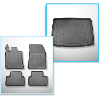 Csomagtérszőnyeg - és autószőnyegkészlet TPE: Opel Astra L (VI) Hatchback (01.2022-....) - szintén az Plug-in Hybrid; nem az elektromos verzióhoz