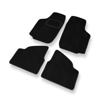 Velúrszőnyegek gépjárművekhez: Opel Corsa C Hatchback, Szedán, Van (2000-2006) - fekete