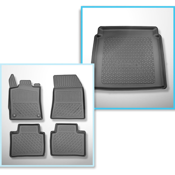 Csomagtérszőnyeg - és autószőnyegkészlet TPE: Peugeot 408 SUV (10.2022-....) - nem a Plug-in Hibrid verzióhoz