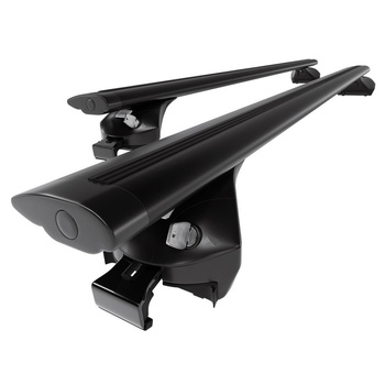 Alap tetőcsomagtartó, amely alkalmazható a: Nissan Qashqai J11 Crossover (2014-2020) - fekete - reling - alumínium