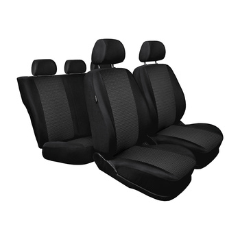 Méretre vart üléshuzat a következő autótípushoz: Fiat Seicento Hatchback (1998-2005) - fekete