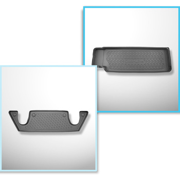 Csomagtérszőnyeg - és autószőnyegkészlet TPE: Tesla Model X SUV (01.2021-....) - 6 hely; III sor; a harmadik sor ülés mögé