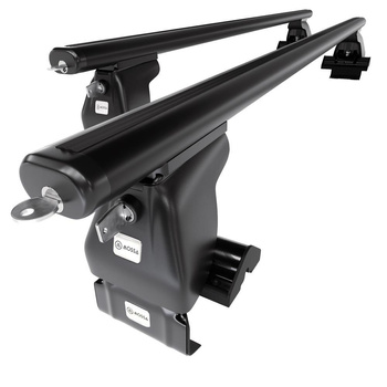 Alap tetőcsomagtartó, amely alkalmazható a: Skoda Citigo Hatchback (2012-2019) - fekete - rögzítő elemek nélkül - alumínium